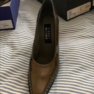 Stuart weitzman pumps bronze